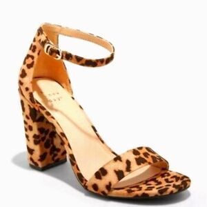 BRAND nwt Leopard print heels